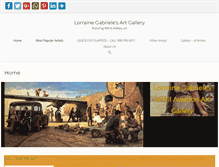 Tablet Screenshot of gabrielesaviationart.com